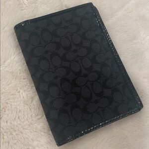 Coach Monogram Passport Wallet